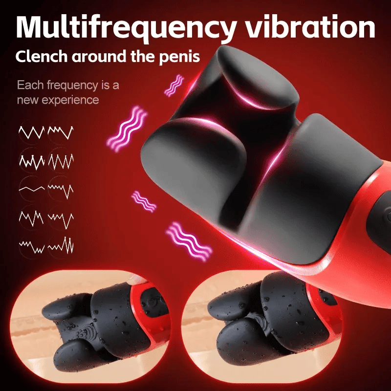 XG20 - Clamping Pressure Glans Trainer Masturbator with 10 Vibration Stimulation