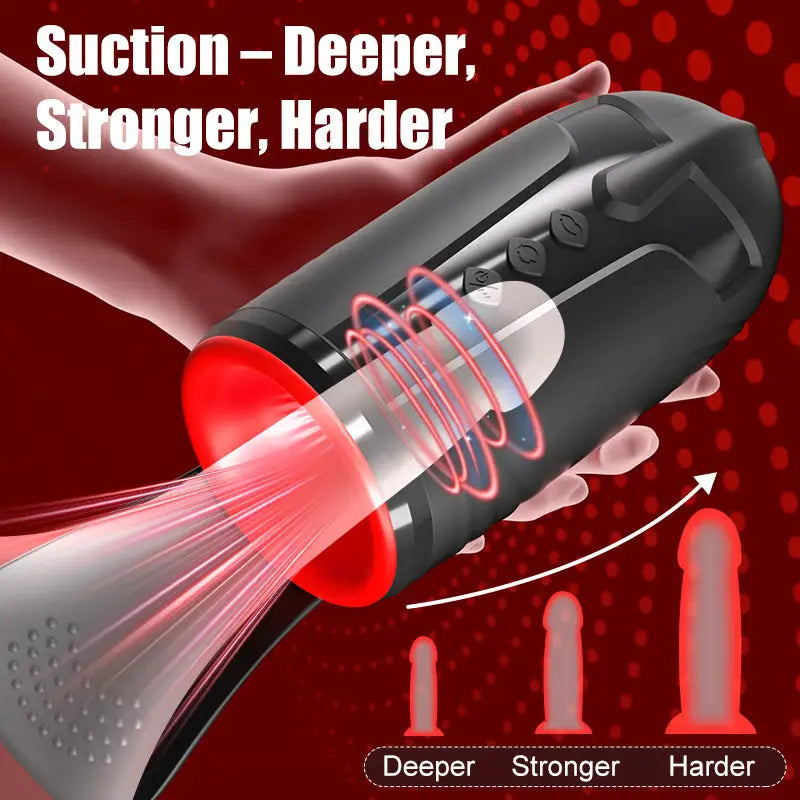 XG23 - Large Deep Glans Stimulation with Suction, Rotation & Vibration Modes