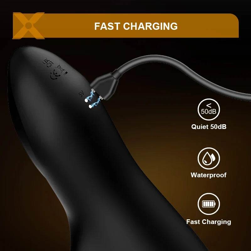 XG9 - Portable Glans Trainer Masturbator with 10 Vibration Patting Stimulation