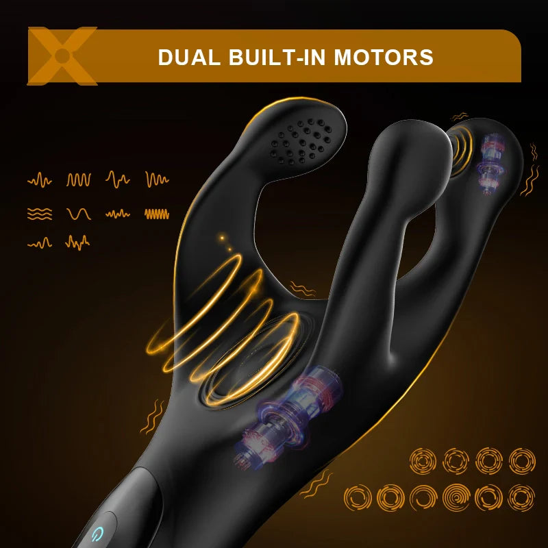 XG9 - Portable Glans Trainer Masturbator with 10 Vibration Patting Stimulation