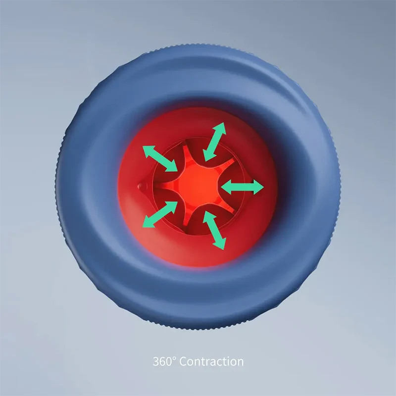 XT9 – Waterproof Masturbator with Thrusting Vibrating & 360° Adjustable Contraction