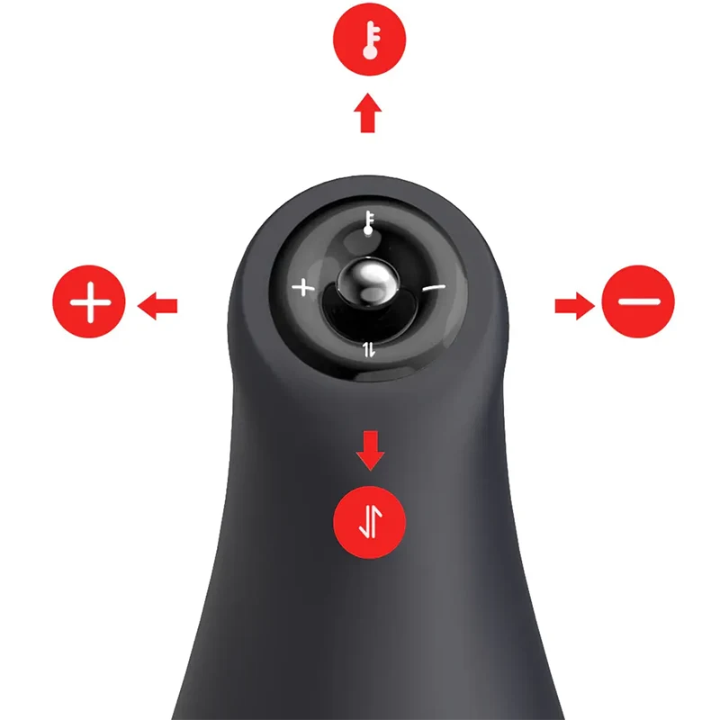 XV9 - Waterproof Blowjob Machine with Warming Vibrating Thrusting & Joystick Control
