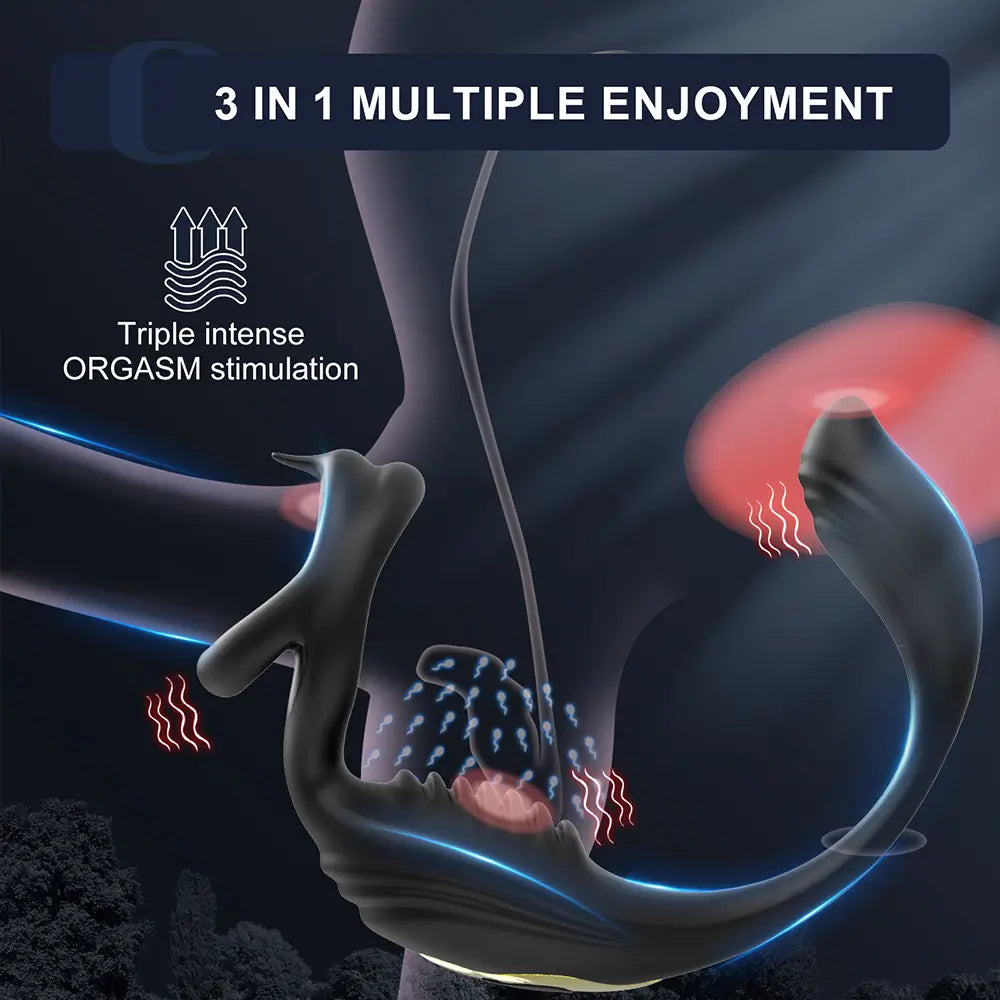 PM5 - Dual Motor Prostate Massager with Multi-Point Stimulation & Remote Control