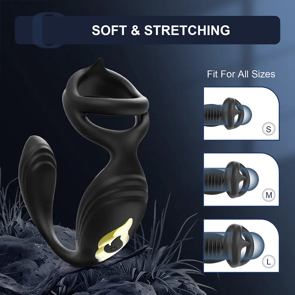 PM5 - Dual Motor Prostate Massager with Multi-Point Stimulation & Remote Control