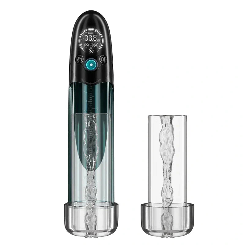 XP50 - AI Hydro Penis Pump with Digital Display, Dual Suction Modes & Smart Pressure Control