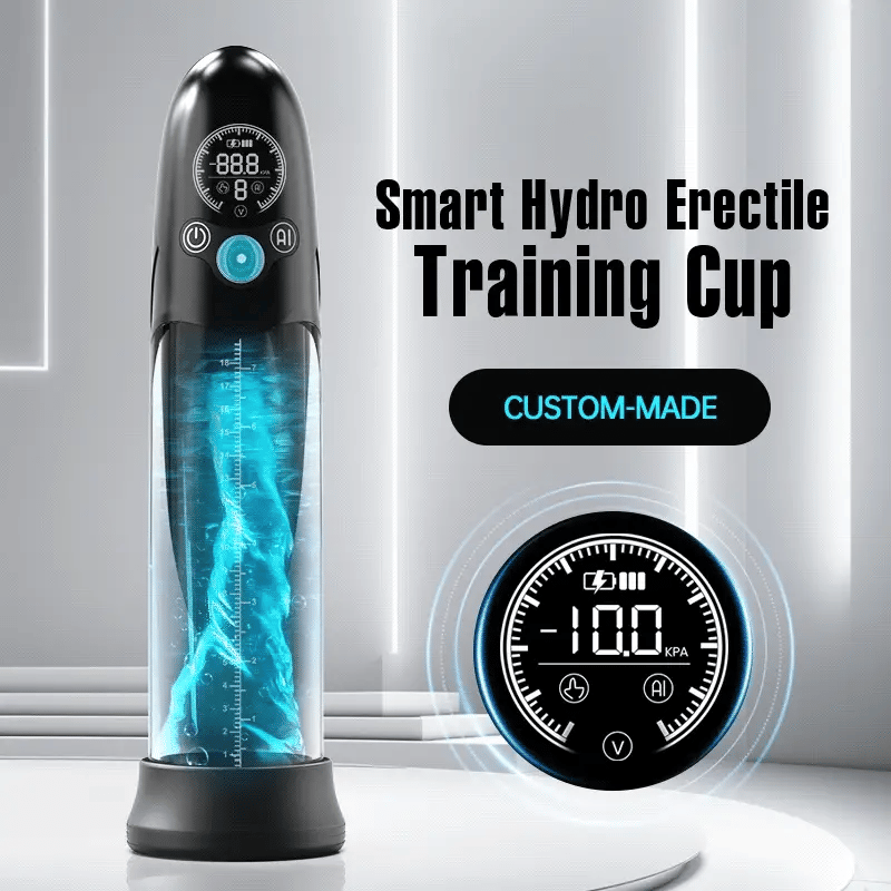 XP50 - AI Hydro Penis Pump with Digital Display, Dual Suction Modes & Smart Pressure Control