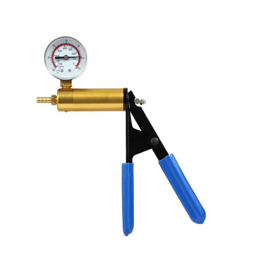 XP05 - Elite Brass Scissor-Grip Manual Penis Pump with Precision Gauge & Quick-Disconnect