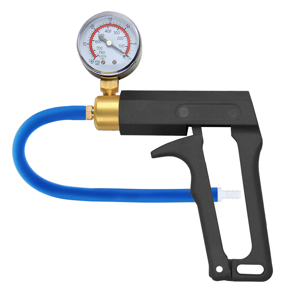 XP12S - Manual Penis Pump with Squeeze-Lever Power & Pressure Gauge