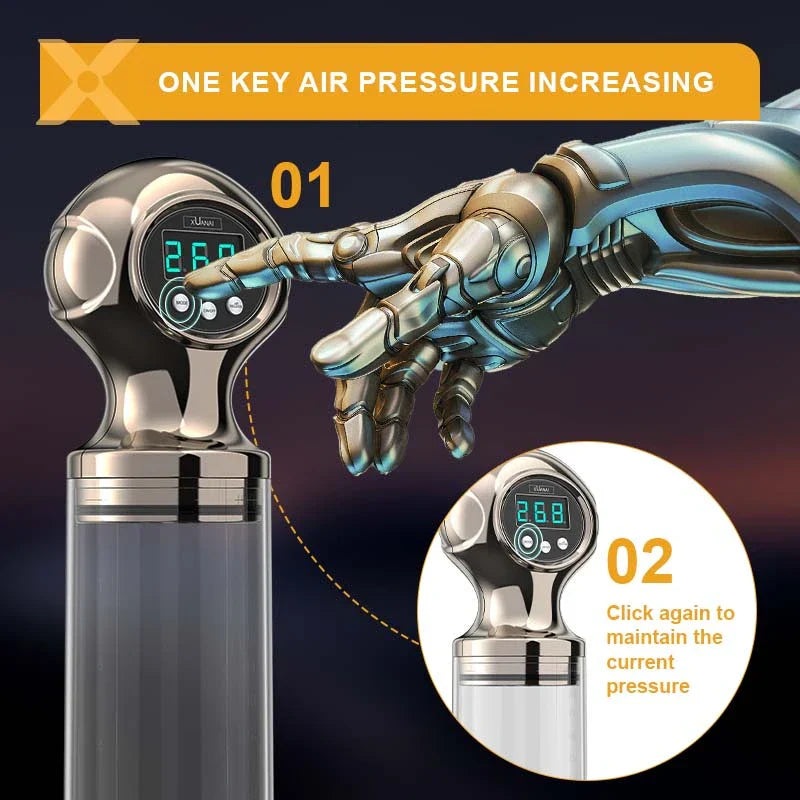 XP15 - Ultra Power Penis Pump with One-Click Release & Adjustable Pressure Control