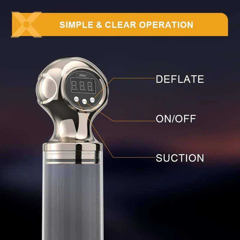 XP15 - Ultra Power Penis Pump with One-Click Release & Adjustable Pressure Control
