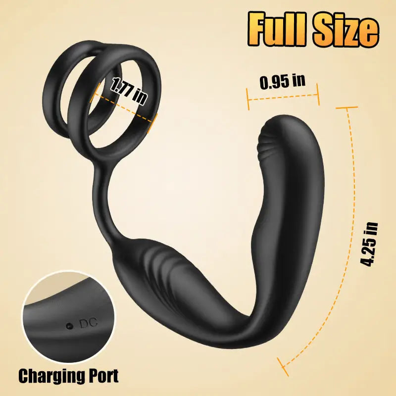 PM10 - Wearable Multi-Point Stimulation Prostate Massager with 10 Vibration & 360° Rotating Modes