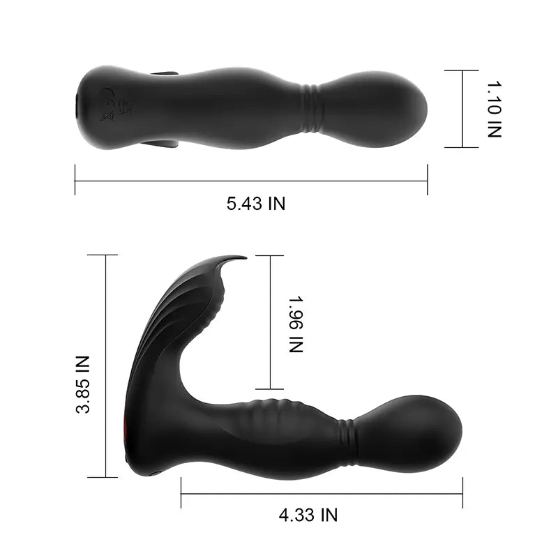 PM8 - App-Controlled Prostate Massager with Triple Motors & Multi-Mode Stimulation