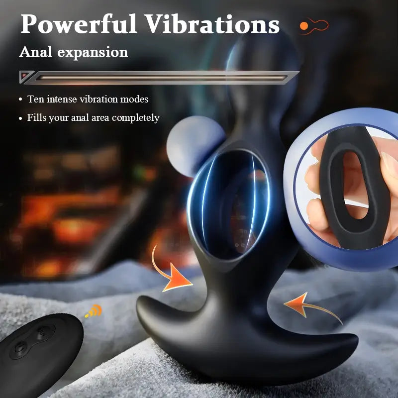 PM12 - Beginner Prostate Massager with Remote Control & 10 Vibration Modes