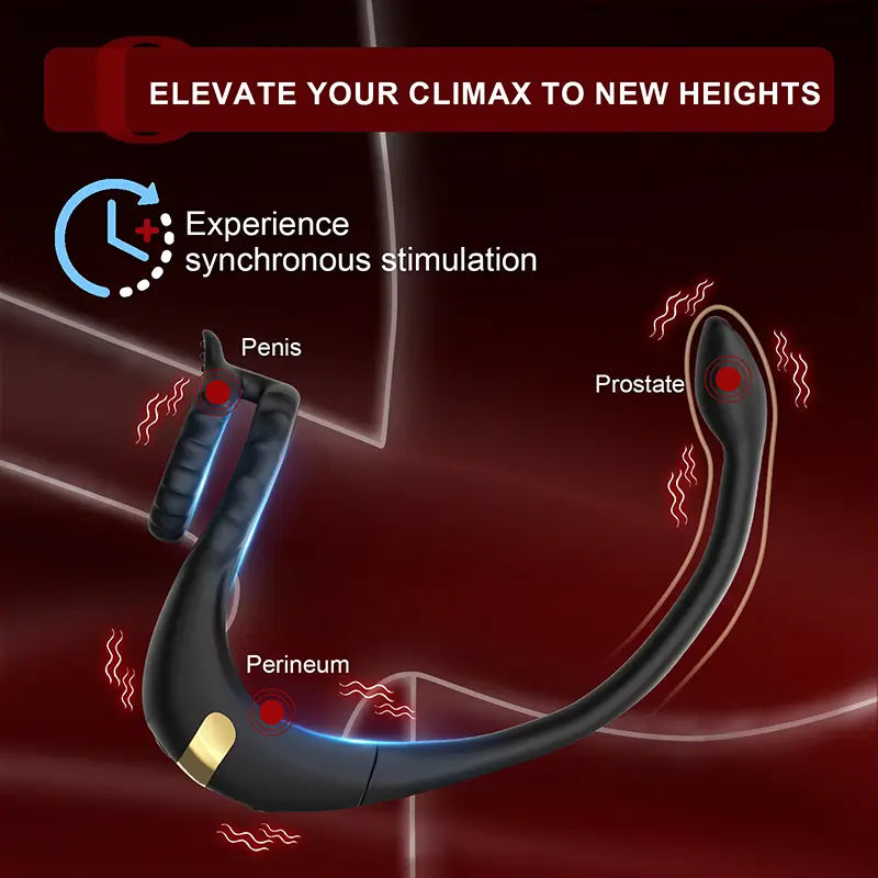 PM2 - App & Remote Control Prostate Massager with Penis Ring & Dual Motor Stimulation