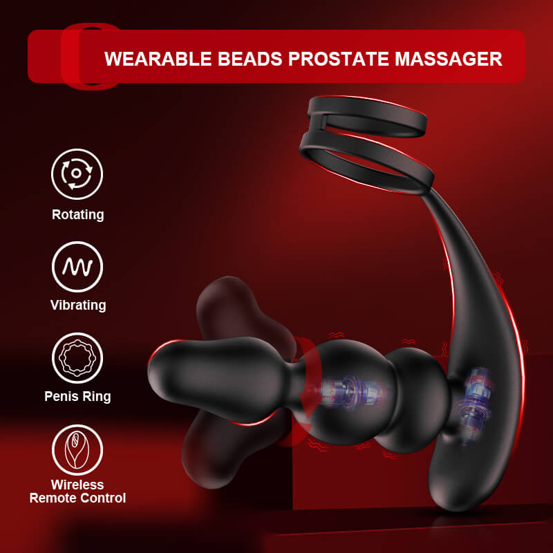 PM14 - Wearable Rotating Prostate Massager with Vibration & Remote Control