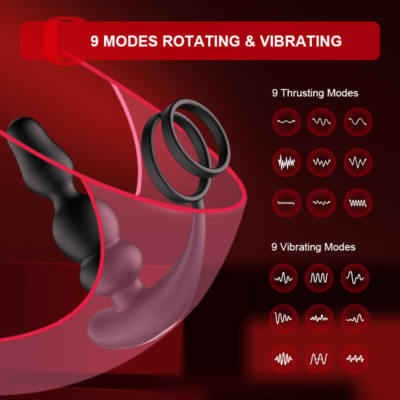 PM14 - Wearable Rotating Prostate Massager with Vibration & Remote Control