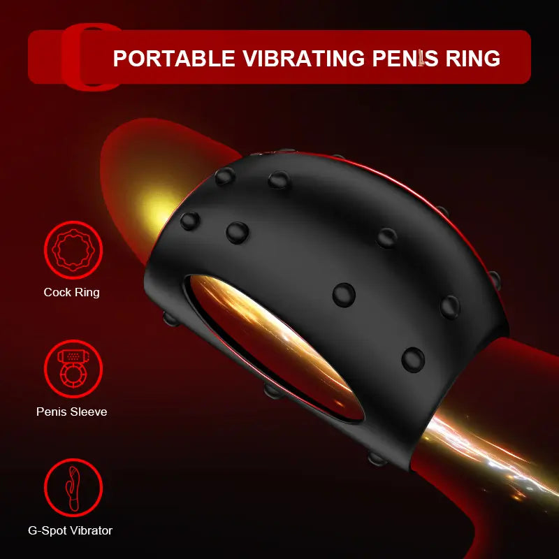 PR2 - 10 Modes Vibrating Cock Ring with Wearable