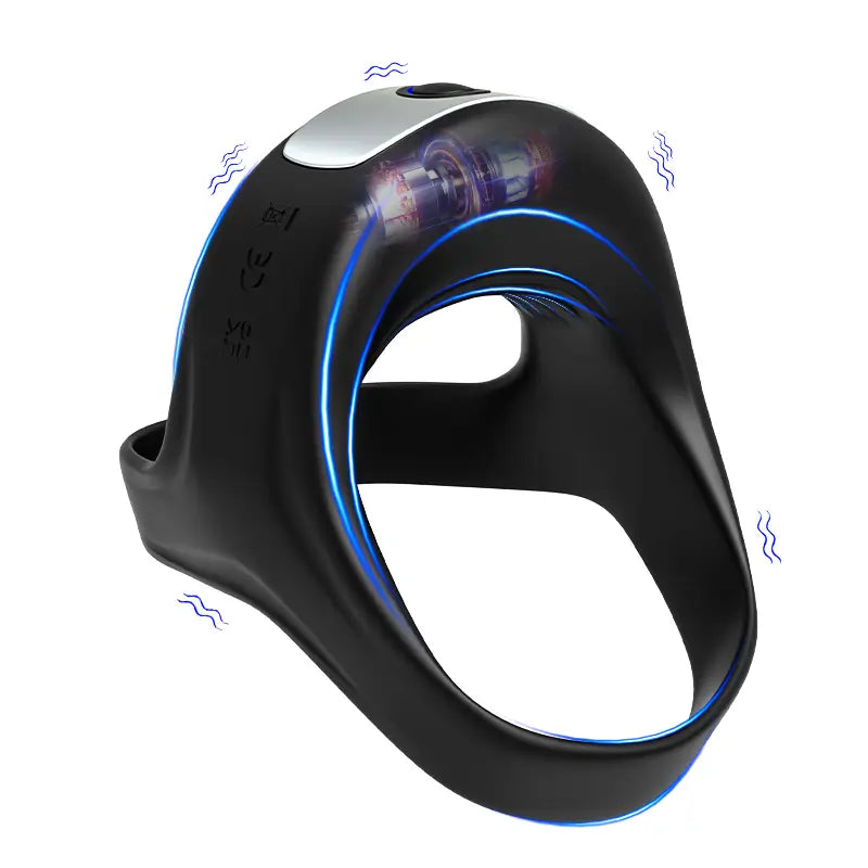 PR7 - Waterproof Vibrating Cock Ring with 10 Powerful Modes for Stronger, Longer Performance