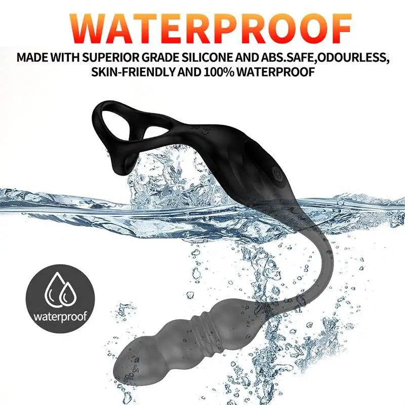 PM6 - Wearable Prostate Massager with Thrusting Motion, Dual Motors & 9 Vibration Modes