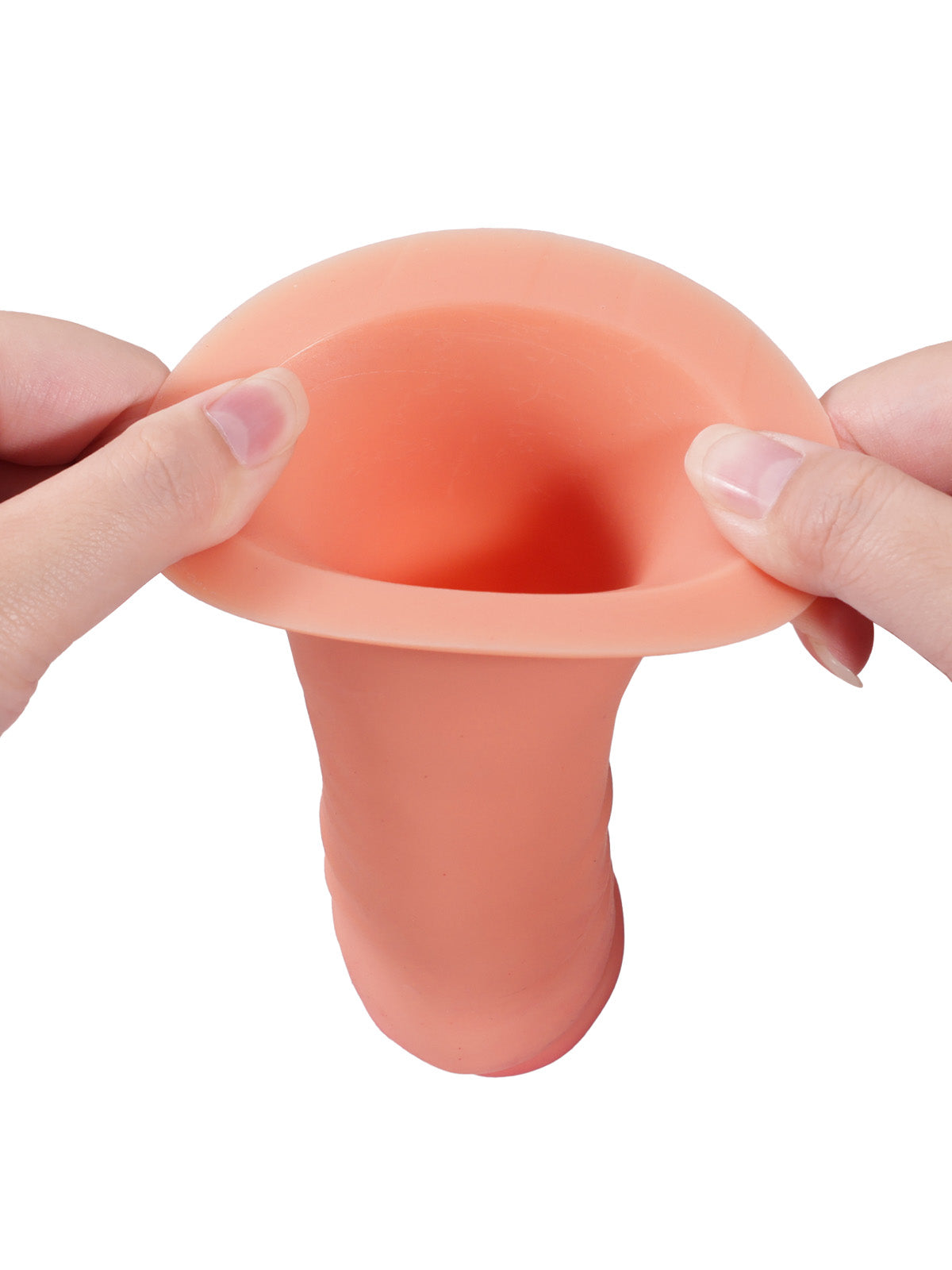 CS30 - 7.2" x 1.5" Wearable Penis Sleeve For ED With O-Ring Strap On