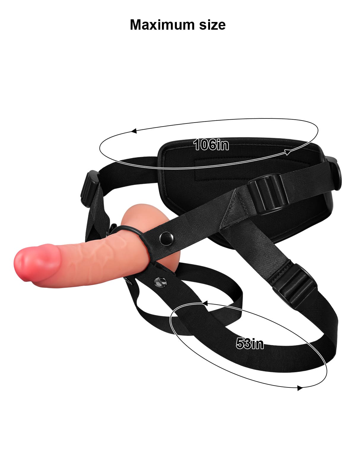 CS30 - 7.2" x 1.5" Wearable Penis Sleeve For ED With O-Ring Strap On