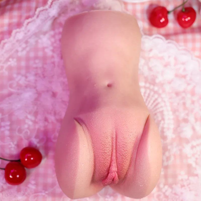 Ambe - 2.6 lbs Real-Feel Flesh Silicone Vagina Masturbation Toy