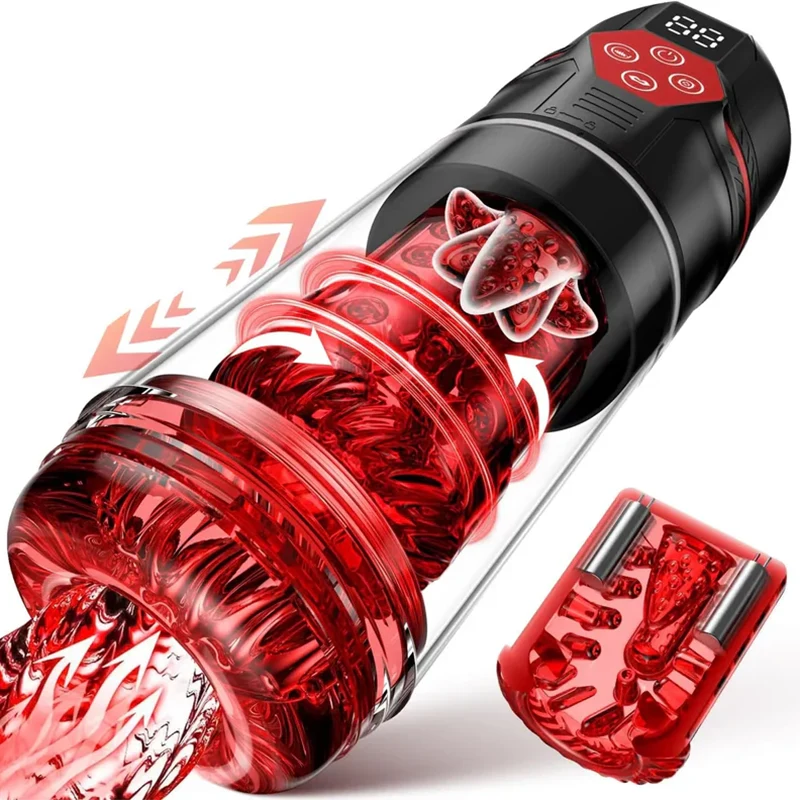 AutoX™ XS8Plus — Waterproof Blow Job Machine with 12 Sucking & 7 Thrusting Modes
