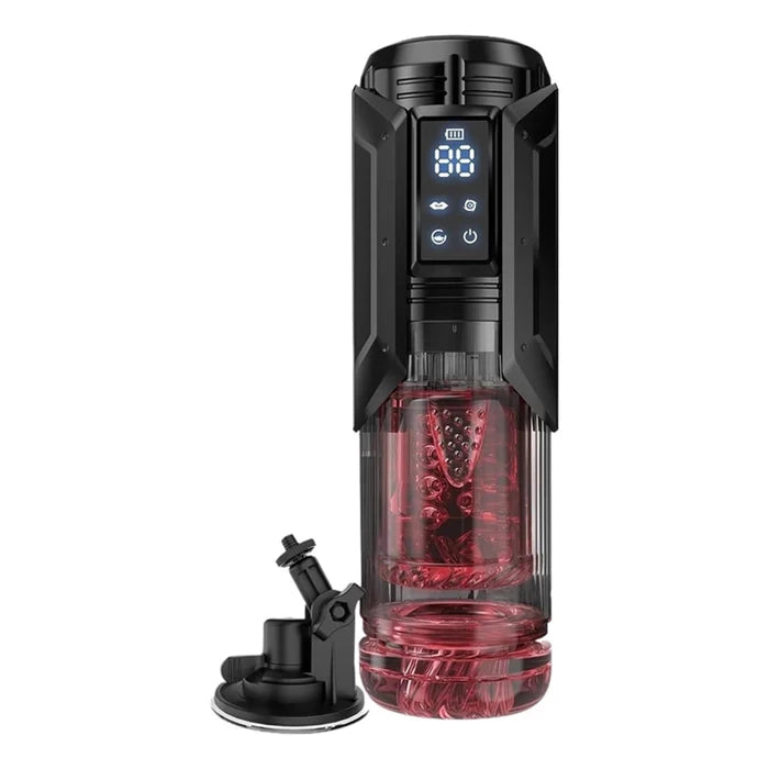 XT20Pro - App-Control Hands Free Blowjob Machine with Thrusting Rotating Sucking Licking