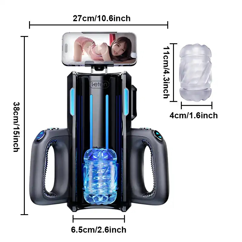 PUSSYX AutoX™ PT5 — Auto Quickshot Thrusting Stroker with 10 Adjustable Speeds