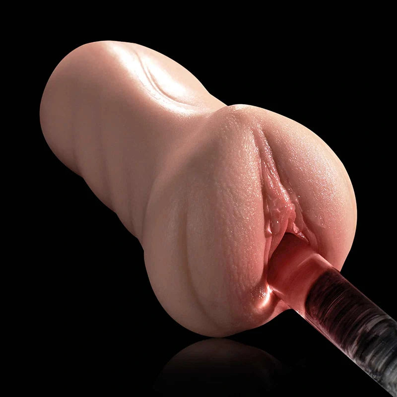 Evelyn - 1.6 lbs Real Feel Silicone Vagina Masturbator Toy