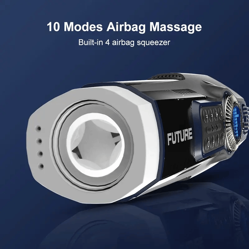 AutoX™ XT7 — Luxury Male Masturbator with Air Bag Massage & Heating Base