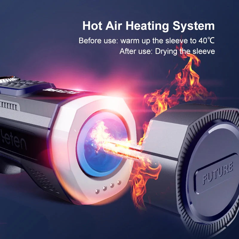 AutoX™ XT7 — Luxury Male Masturbator with Air Bag Massage & Heating Base
