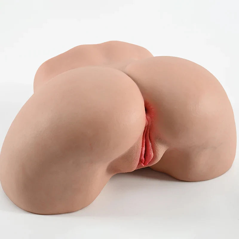 Imogen - 9.9 lbs Real-Feel Silicone Butt Masturbator with Dual Openings