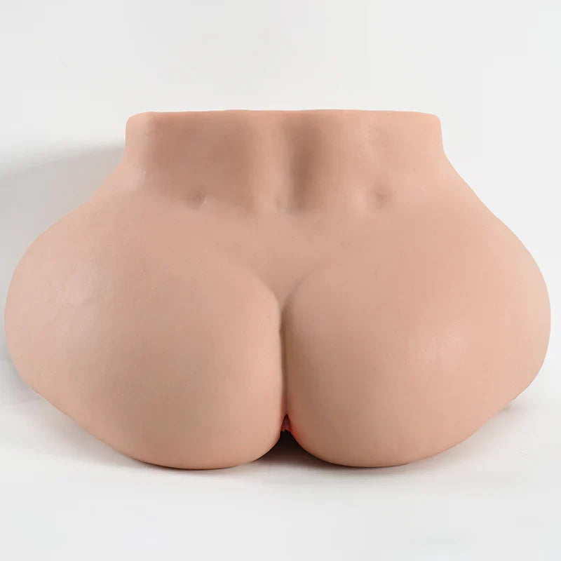 Imogen - 9.9 lbs Real-Feel Silicone Butt Masturbator with Dual Openings
