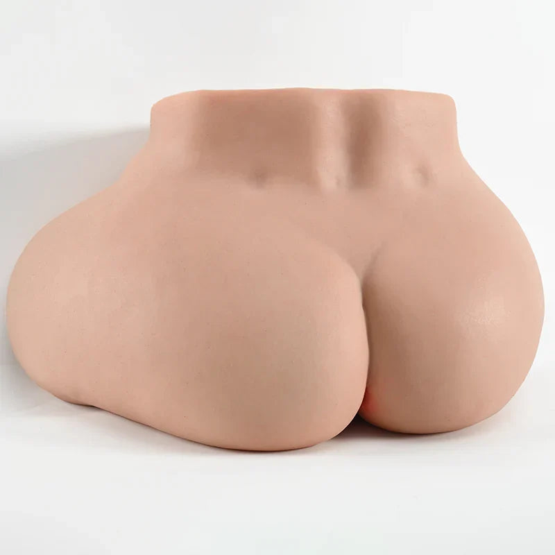 Imogen - 9.9 lbs Real-Feel Silicone Butt Masturbator with Dual Openings