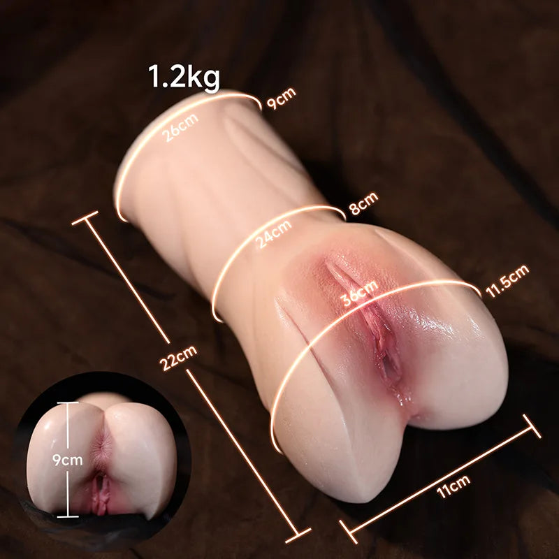 Isabelle - 2.6 lbs Ergonomic Silicone Artificial Vagina Sex Toy