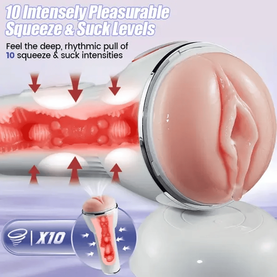 PUSSYX AutoX™ PS4 — Lifelike Tight Channel Stroker with Licking & Suction Moans