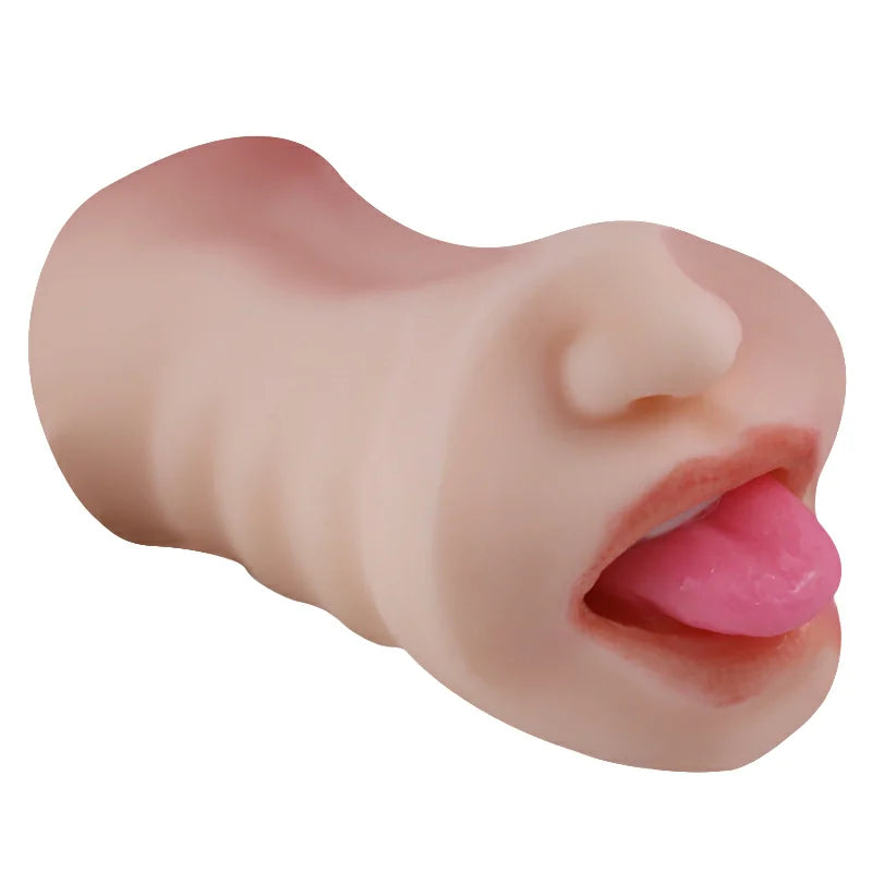 Lola - 1.1 lbs Connected 2 in 1 Pocket Pussy with Oral and Vaginal