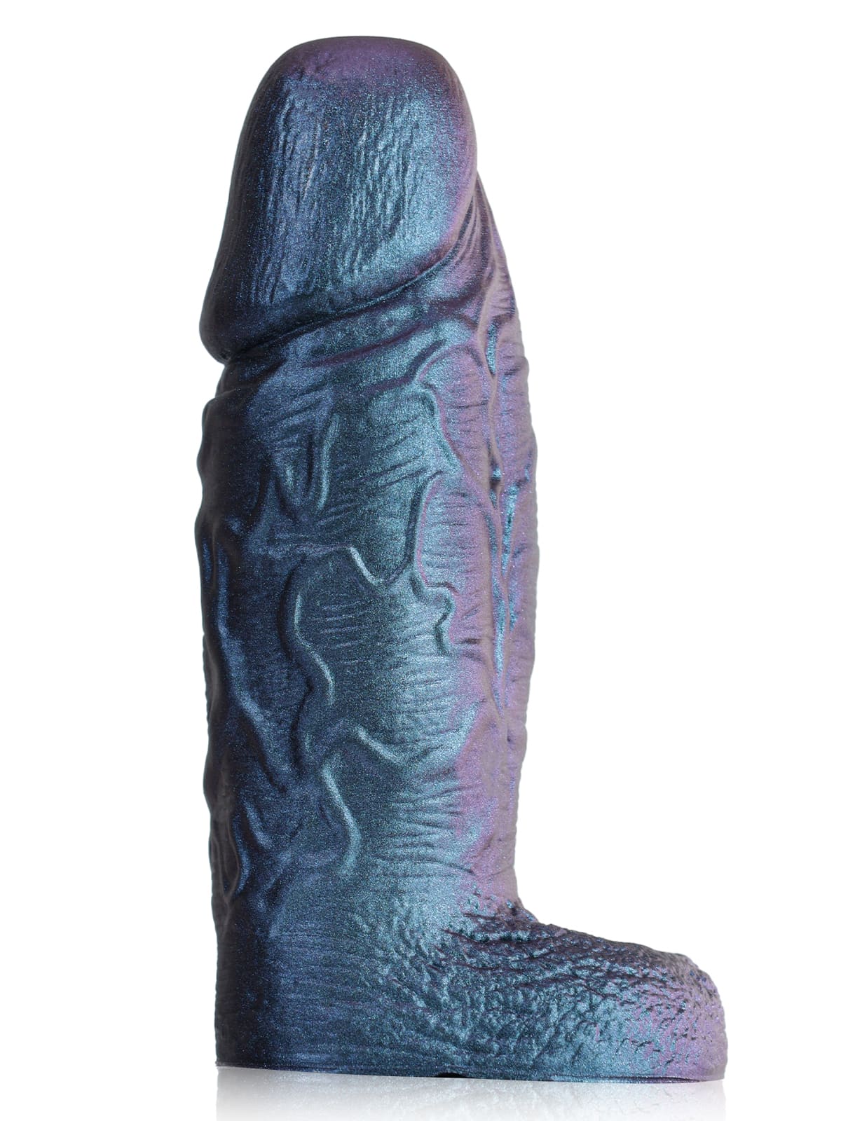 CS37 - 6.3" x 2.2" Thick Platinum Silicone Cock Sleeve