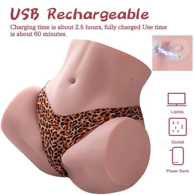 Matilda - 35 lbs Realistic Sexy Electric Butt with Thrusting and Vibrating Modes