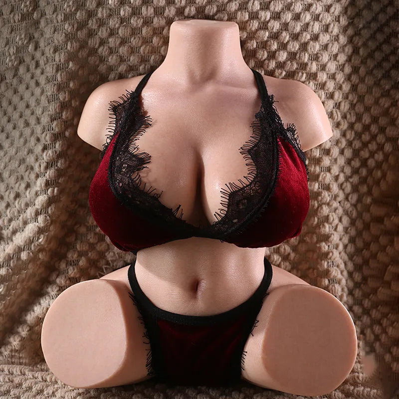 Nadia - 9.6 lbs Lifelike Small Half Body Sex Doll Torso for Men