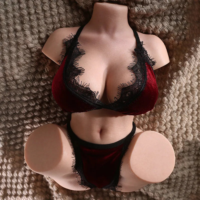 Nadia - 9.6 lbs Lifelike Small Half Body Sex Doll Torso for Men