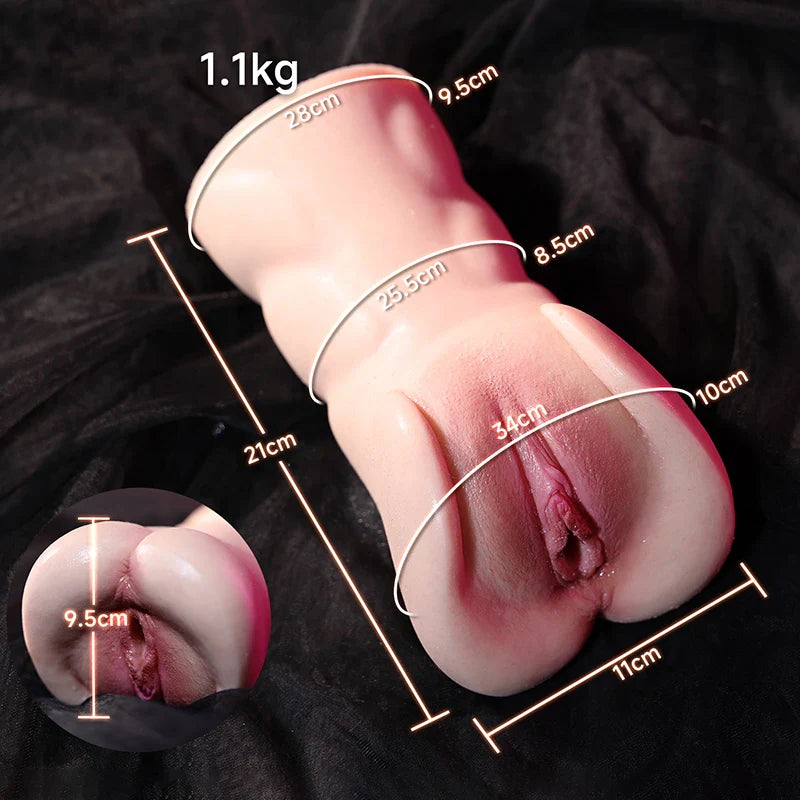 Penelope - 2.4 lbs Realistic Flesh Silicone Fake Vagina Masturbator