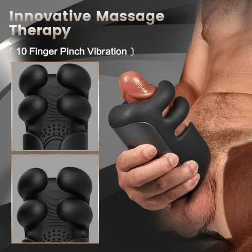 XG21 - Pulsating Finger Massage Glans Trainer with 10 Vibration Modes