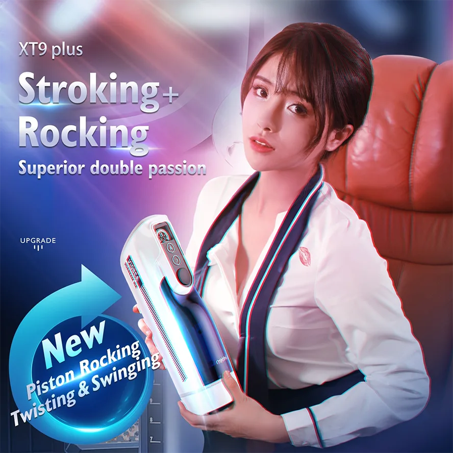 AutoX™ XT9Plus — Thrusting Male Stroker with Heating, Realistic Sleeves & Voice Control