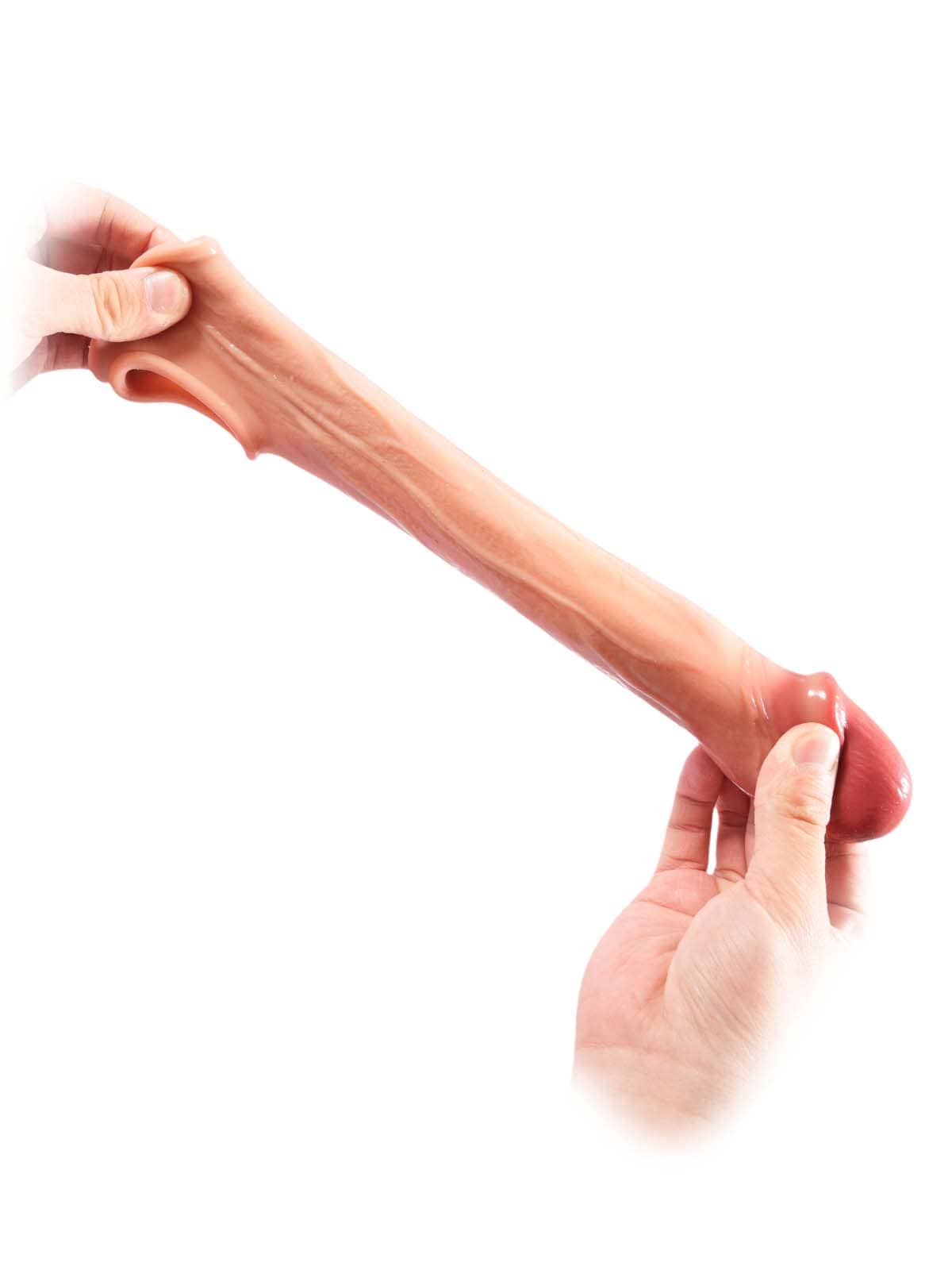 CS06 - 7" x 1.7" Real Feel Silicone Cock Sleeve Extender