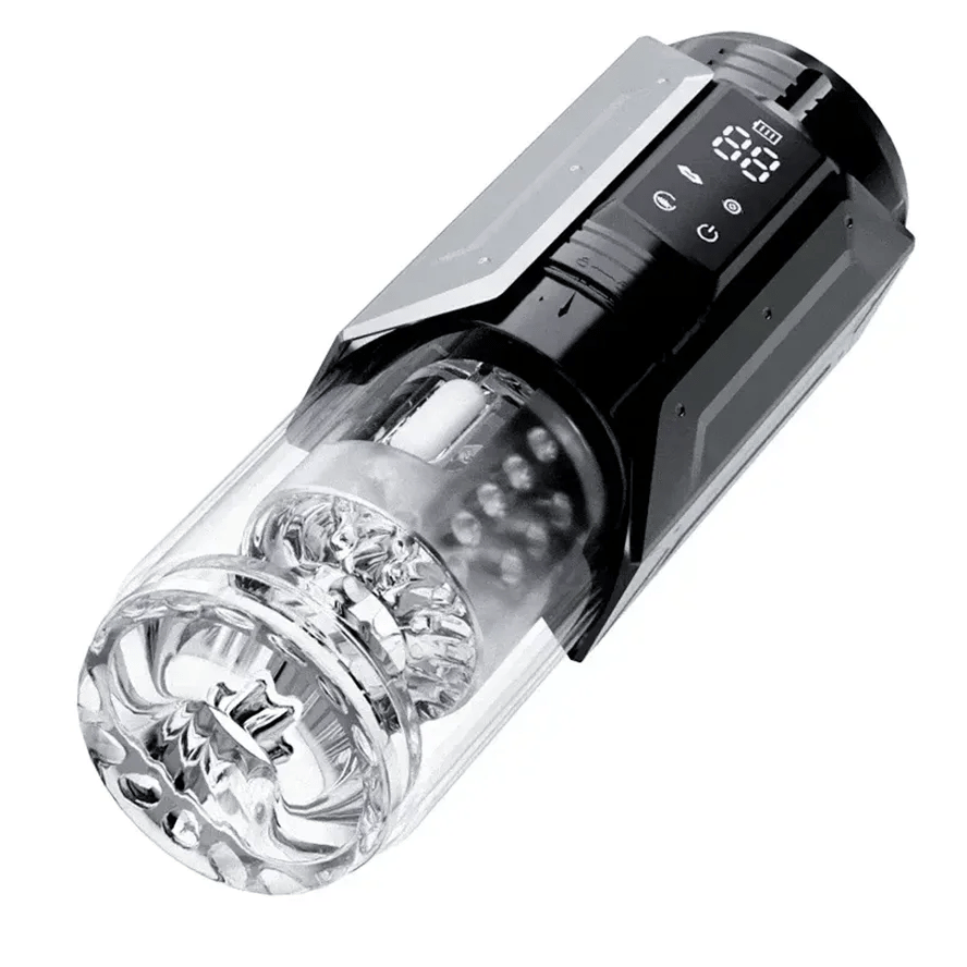 PUSSYX AutoX™ PT20 — 100% Waterproof Thrusting Male Masturbator with Vibration, Suction & Rotation