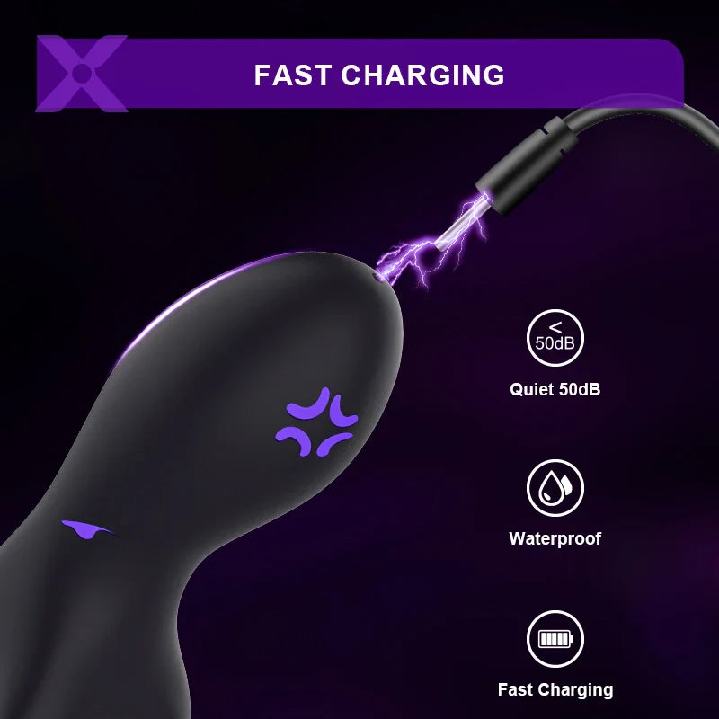 XG11 - 10 Vibration Modes Octopus Tentacle Glans Trainer Masturbator with Full-Wrap Stimulation