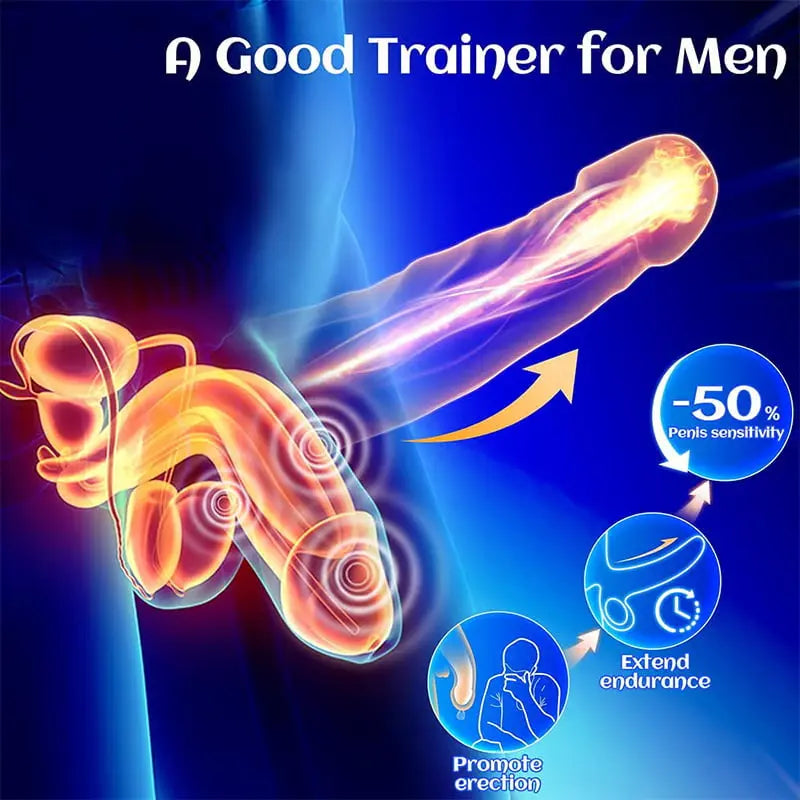XG12 - Jellyfish-Style Glans Vibrator with 10 Vibration Modes & 360° Tentacle Stimulation