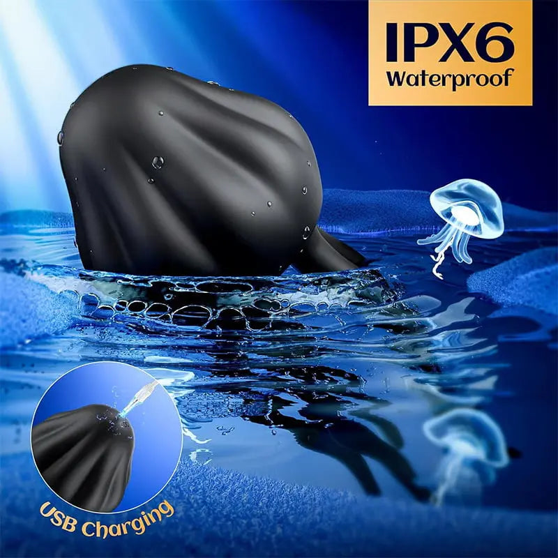 XG12 - Jellyfish-Style Glans Vibrator with 10 Vibration Modes & 360° Tentacle Stimulation